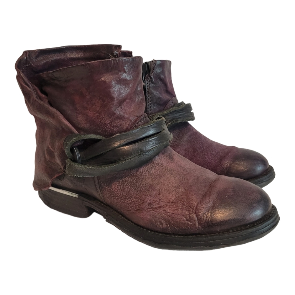 A.S.98 Boots Purple Size 37